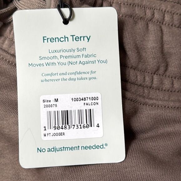Tommy John‎ French Terry Jogger brown size M NWT in packaging - Picture 7 of 8